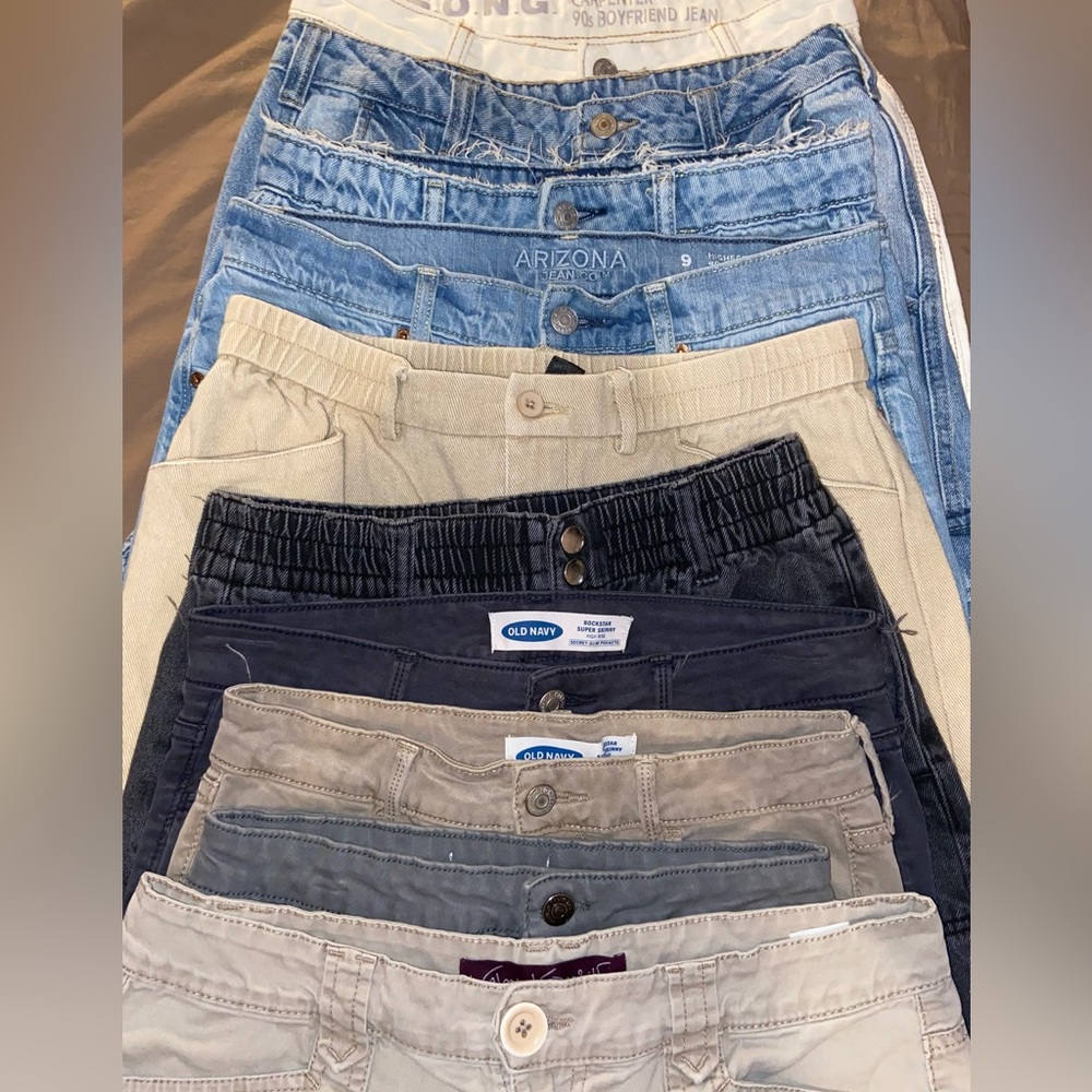 10 Set of Different Varieties Of Jeans